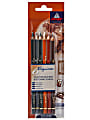 Conte Pencil Set, Sketching, Assorted Colors, Set Of 6 Pencils