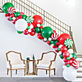 Amscan 110832 Christmas Peppermint Latex And Foil Balloon Garland Kit, Multicolor 1 thumbnail image