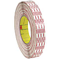 3M™ 476XL Double-Sided Extended Liner Tape, 3" Core, 0.5" x 360 Yd., Clear, Case Of 2 1 thumbnail image