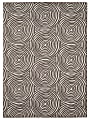 Linon Washable Outdoor Area Rug, Wycklow, 2' x 3', Ivory/Brown 1 thumbnail image