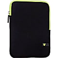 V7 Ultra TDM23BLK-GN-2N Carrying Case (Sleeve) for 8" iPad mini, Tablet - Black, Light Green