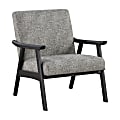 Office Star Weldon Accent Armchair, Graphite 1 thumbnail image