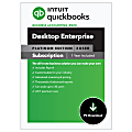 Intuit QuickBooks Desktop Enterprise Platinum, 2024, 3 Users, 1-Year Subscription, Windows® Compatible, ESD