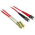 C2G-5m LC-ST 62.5/125 OM1 Duplex Multimode Fiber Optic Cable (Plenum-Rated) - Red - Fiber Optic for Network Device - LC Male - ST Male - 62.5/125 - Duplex Multimode - OM1 - Plenum-Rated - 5m - Red