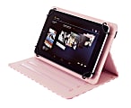 Kyasi Seattle Classic Universal Folio Case For 9 - 10" Tablets, Wobbly Pink, KYSCUN910C2