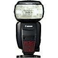Canon Speedlite Flash Lineup - E-TTL, E-TTL II, Automatic - Guide Number 26 m/85.3 ft, 60 m/196.9 ft - Coverage 20 mm to 200 mm @ 35mm Film Format - Recycle Time 5.5 Second - 32.81 ft Range - AF Assist Beam - 180Ã‚° Horizontal (Flash) - 12 x Batteries