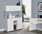 Monarch Specialties 48"W Office Cabinet Computer Desk Credenza, White