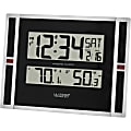 La Crosse Technology Digital Atomic Wall Clock - Digital - Atomic - Plastic Case