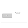 ComplyRight™ Single-Window Envelopes For Standard IRS 2-Up 1099 Formats, 5 5/8" x 9", White, Pack Of 100 Envelopes 1 thumbnail image
