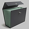 Office Depot® Brand 19-Pocket Paper Expanding Case File, Letter Size, Cool Drift, Total Qty 1 1 thumbnail image