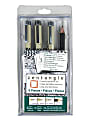 Sakura Zentangle Drawing Set, Black Ink, Set Of 9 Pieces 1 thumbnail image