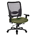 Office Star™ 75 Series Big & Tall Ergonomic Double AirGrid® Back And Custom Fabric Seat Chair, Sage 1 thumbnail image