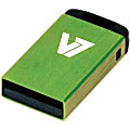 V7 32GB Green Nano USB Flash Drive