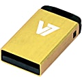 V7 4GB Yellow Nano USB Flash Drive 1 thumbnail image