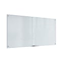 U Brands® Magnetic Glass Dry-Erase Board, 72" X 36", White Frosted Surface, Frameless, Actual Size 70" X 35" (2300U00-01) 1 thumbnail image