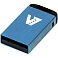 V7 8GB Blue Nano USB Flash Drive