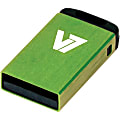 V7 4GB Green Nano USB Flash Drive
