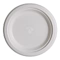 Highmark® ECO Compostable Sugarcane Paper Plates, 9", White, Pack Of 50