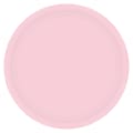 Amscan Round Paper Plates, 7", Blush Pink, Pack of 120 Plates