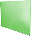 Ghent Aria Low Profile Magnetic Dry-Erase Whiteboard, Glass, 48” x 60”, Green