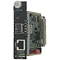 Perle CM-1110-SFP - Fiber media converter - GigE - 10Base-T, 100Base-TX, 1000Base-T, 1000Base-X, 100Base-X - RJ-45 / SFP (mini-GBIC)