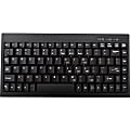 Adesso ACK-595UB Mini Keyboard - USB - QWERTY - 89 Keys - Black