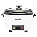 Brentwood® RC-5020W 10-Cups Uncooked/20-Cups Cooked Electric Rice Cooker with Measuring Cup and Spatula, White 1 thumbnail image