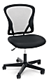 OFM Essentials Mid-Back Chair, Mesh, Black/Silver 1 thumbnail image