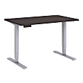 Bush Business Furniture Move 80 Series 48"W x 30"D Height Adjustable Standing Desk, Storm Gray/Cool Gray Metallic, Standard Delivery