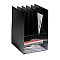 STEELMASTER® Compact Steel Combination Organizer, Black