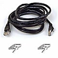Belkin Cat5e Patch Cable - RJ-45 Male Network - RJ-45 Male Network - 8" - Black 1 thumbnail image