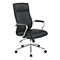 Office Star™ Dillon Ergonomic Antimicrobial Fabric High-Back Manager's Office Chair, Black 1 thumbnail image