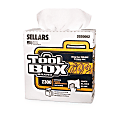TOOLBOX® Z300 Pop-Up Wipers, 1-Ply, 8.5 x 16.5, White, 8/Carton 1 thumbnail image