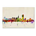 Trademark Global San Francisco, California Gallery-Wrapped Canvas Print By Michael Tompsett, 22"H x 32"W