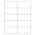 Tape Logic® Inkjet/Laser Labels, LL124MC, Rectangle, 4" x 2", White, Master Case Of 10,000