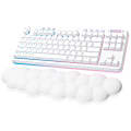 Logitech G715 Wireless Gaming Keyboard, Clicky Switches (GX Blue) and Keyboard Palm Rest, White Mist - 920010656 1 thumbnail image
