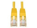 Eaton Tripp Lite Series Cat5e 350 MHz Molded (UTP) Ethernet Cable (RJ45 M/M), PoE - Yellow, 50 ft. (15.24 m) - Patch cable - RJ-45 (M) to RJ-45 (M) - 50 ft - UTP - CAT 5e - molded, stranded - yellow