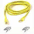 Belkin Cat. 5E UTP Patch Cable - RJ-45 Male - RJ-45 Male - 30ft - Yellow 1 thumbnail image