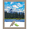 Amanti Art Curve Graywash Wood Picture Frame, 25" x 31", Matted For 22" x 28"
