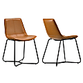 Glamour Home Amery Dining Chairs, Cappuccino, Set Of 2 Chairs 1 thumbnail image