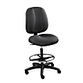 Safco® Apprentice II Extended-Height Fabric Chair, Black