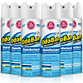 OdoBan Odor Eliminator Disinfectant 360° Spray, Fresh Linen, 14.6 Oz, Pack Of 6 Bottles 1 thumbnail image