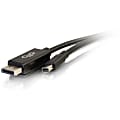 C2G 10ft 4K Mini DisplayPort to DisplayPort Cable - 4K 30Hz - Black - M/M - DisplayPort cable - DisplayPort (M) to Mini DisplayPort (M) - 10 ft - black