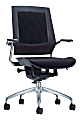 Koplus BodyFlex Fabric Mid-Back Task Chair, Black/Silver 1 thumbnail image