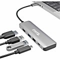 Plugable USB C Hub Multiport Adapter, 4 in 1, 100W Pass Through Charging USB C to HDMI 4K 60Hz - Multi USB Port Hub  - USBC4IN1 1 thumbnail image
