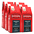 Community Coffee Arabica Ground Coffee, Signature Blend, 12 Oz Per Bag, Carton Of 6 Bags 1 thumbnail image