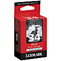 Lexmark™ 34 High-Yield Black Ink Cartridge, 18C0034
