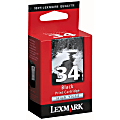 Lexmark™ 34 Black High-Yield Ink Cartridge, 18C0034 1 thumbnail image