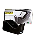 Scotch® Desktop Tape Dispenser, 1 Dispenser, 1 in. Core, Black, Home Office Supplies and School Supplies for College and Classrooms 1 thumbnail image