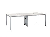 Boss Office Products Simple System Rectangular Conference Table, 29-1/2”H x 95”W x 47”D, White 1 thumbnail image